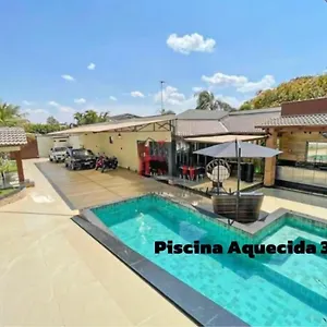 Linda Casa Na Eptg Com Lazer Completo - Casa de Férias